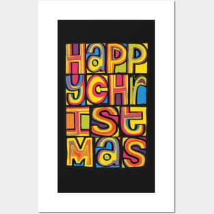 Happy Christmas 'Happy Mondays' Inspired Design Posters and Art